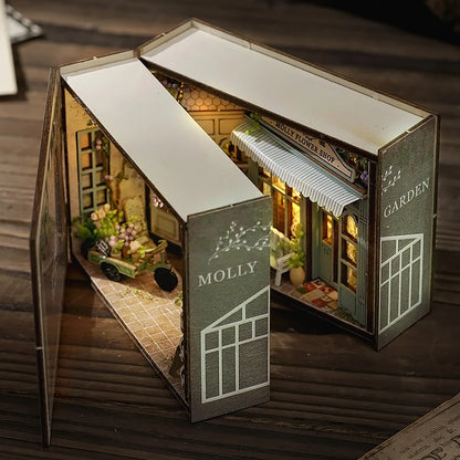Wooden Miniature Doll House 3D Puzzle Assembly Building Model Kit Small Room Toys Home With Furniture Lighting Wooden Craft Gift