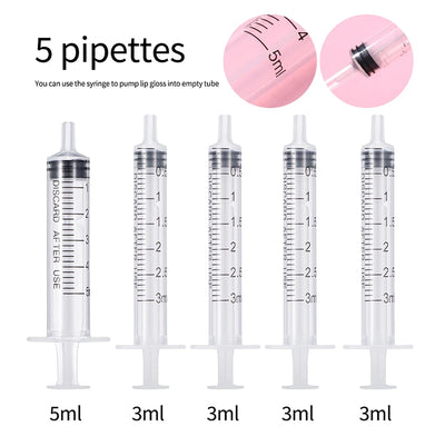 DIY Lip Gloss Making Kit Moisturizing Lip Gloss Base Diy Raw Material Tool Kit Shiny Glitter Lip Tints Glaze Handmade Cosmetics
