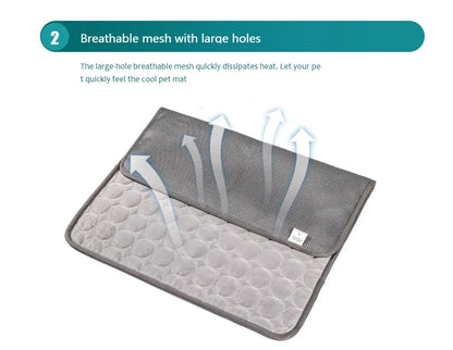 Extra Large Dog Cooling Mat for Summer Comfort - Smarsty