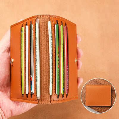 1Pc Card Bag Slim And Compact Bank ID Card Case Driver's License Wallet Simple And Anti Demagnetization Card Holder - Smarsty