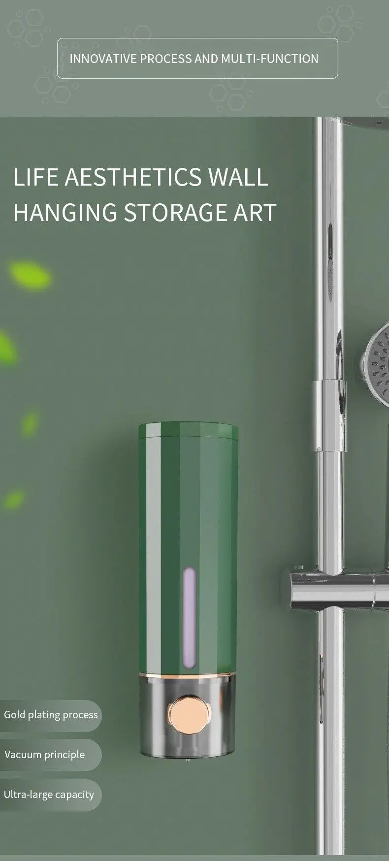 450ml Wall Mounted Liquid Soap Dispenser for Easy Hand Washing - Smarsty
