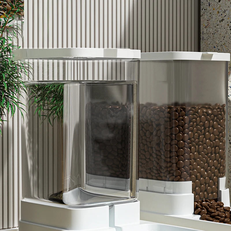 Automatic Pet Feeder and Water Bowl for Dogs and Cats - Smarsty