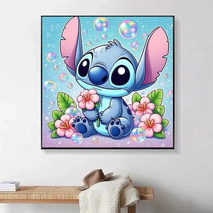 Disney Stitch DIY Diamond Painting Kit for Unique Wall Decor - Smarsty