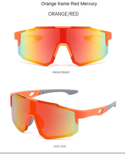 Cycling Sunglasses Sports Cycling Glasses Bike Eyewear MTB Dark Glasses Outdoor Bicycle Goggles for Men Women Sunglasses UV400 by Smarsty
