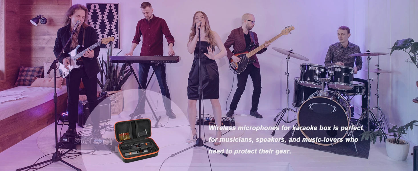 Wireless Microphone Case for JBL Dual Mic Travel - Smarsty