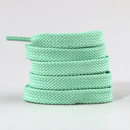 New Flat Classic Shoelaces for Sneakers Casual Shoe laces White Black Sports Shoelace Shoes Balanc String Shoe Accessories - Smarsty