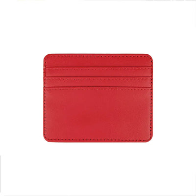 PU Leather ID Card Case - Slim Multi-Slot Holder for Bank/Credit Cards - Smarsty