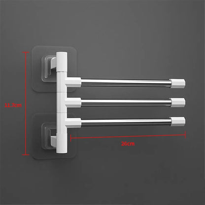Rotatable Space Saving Aluminum Towel Rack Hanger - Smarsty