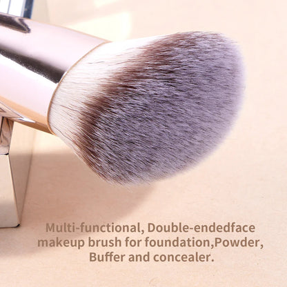 Double-Ended Foundation Makeup Brush Set for Flawless Blending - Smarsty