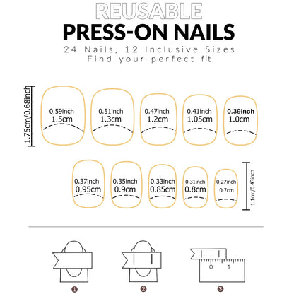 Glossy Pink Press On Nails Set for Elegant Style - Smarsty