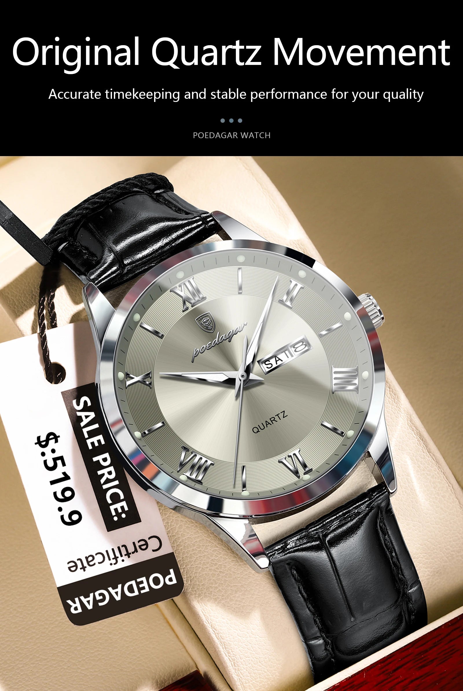 Luxury Waterproof Military Watch For Men with Luminous Dial - Smarsty