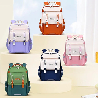 Waterproof Kids School Backpack With Orthopedic Support - Smarsty