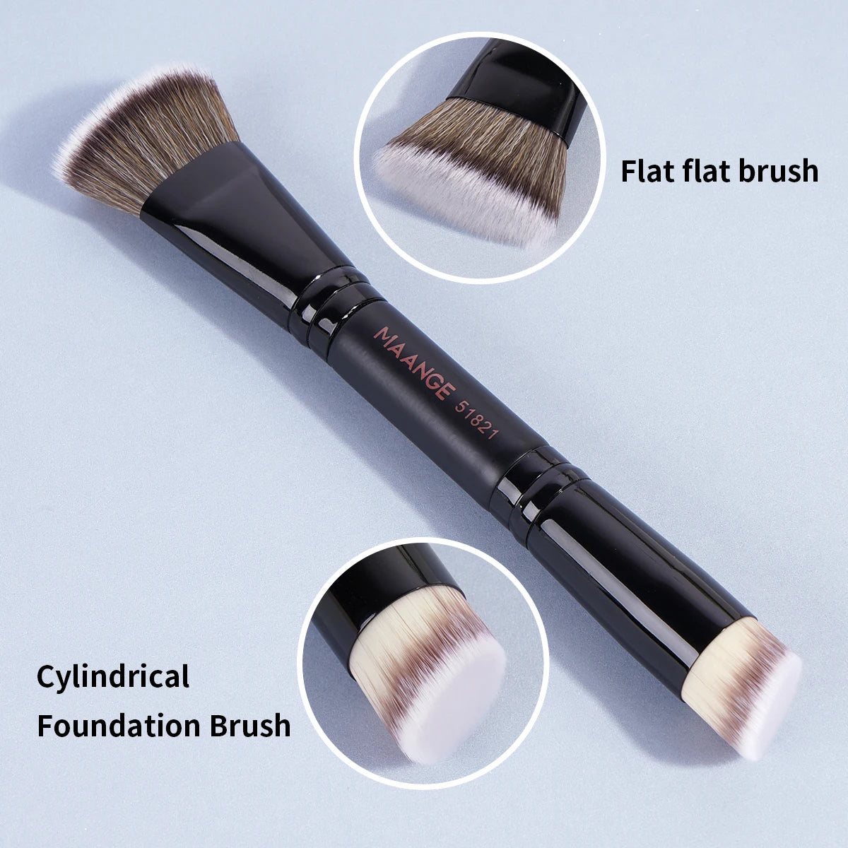 MAANGE Double Head Makeup Brush for Flawless Blending - Smarsty
