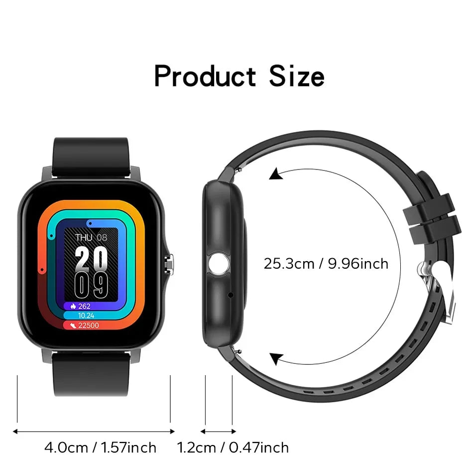 Bluetooth Smart Watch with Touch Call and Fitness Tracker - Smarsty