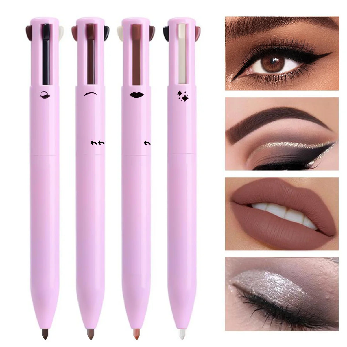 4-in-1 Multi-Functional Lip Liner Eyeliner Set - Smarsty