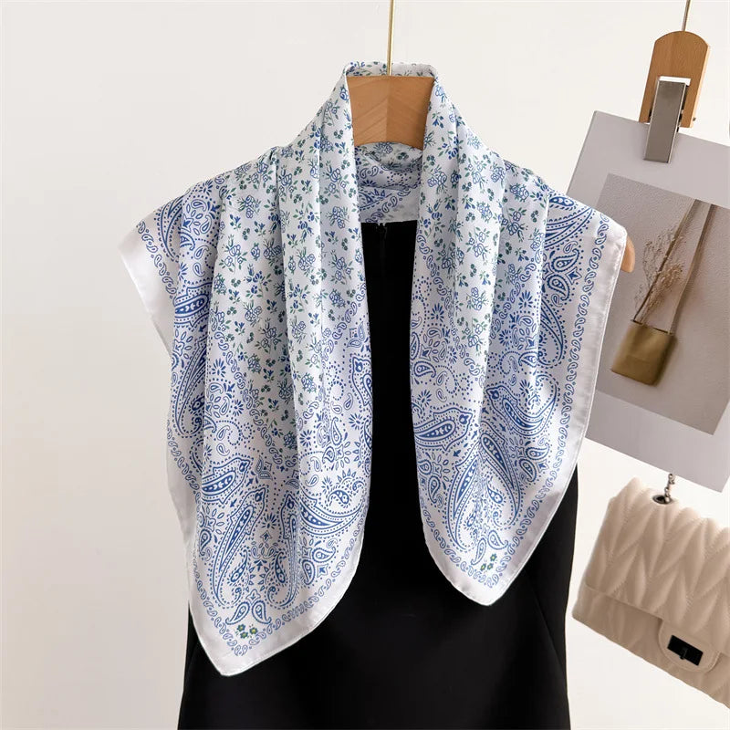 Luxury Silk Horse Print Scarf for Women - Smarsty