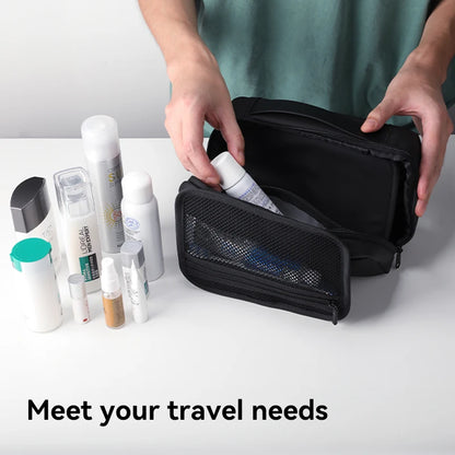 Mens Travel Toiletry Bag Waterproof With Dry Wet Separation - Smarsty