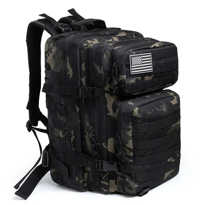 45L Tactical Backpack Large Capacity Outdoor Rucksack 3 Day Fitness Hiking Bag Hiking Camping Gear Backpacks - Smarsty