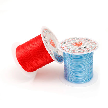 Strong Elastic Beading Cord 1mm 10m Durable Stretch - Smarsty
