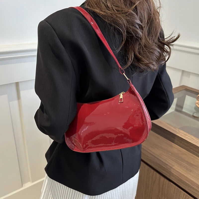 Retro PU Leather Shoulder Bag For Women Everyday Use - Smarsty