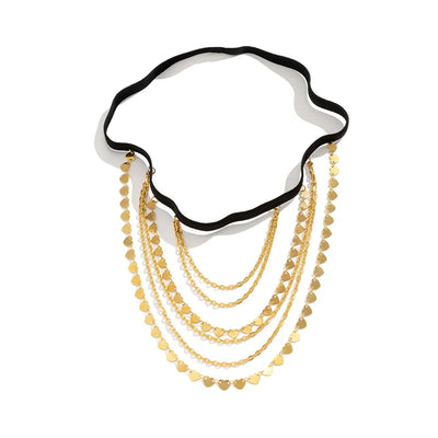 Boho Chic Elastic Band Leg Chain Body Jewelry - Smarsty