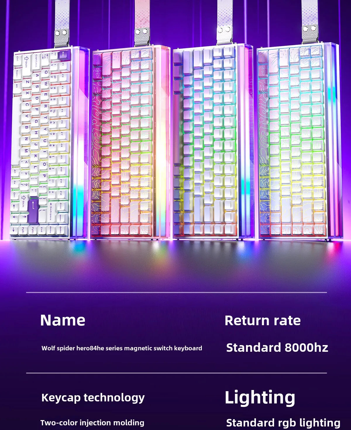 Mechanical Keyboard With Magnetic Switch RGB Gaming