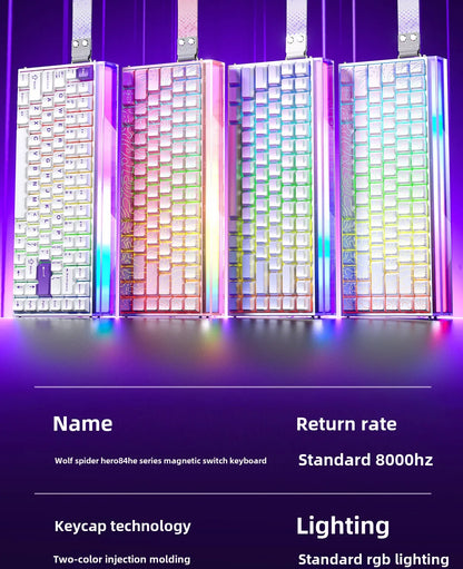 Mechanical Keyboard With Magnetic Switch RGB Gaming