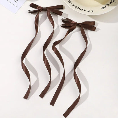 Fabric Hair Bow Clips Set for Women and Girls - Smarsty