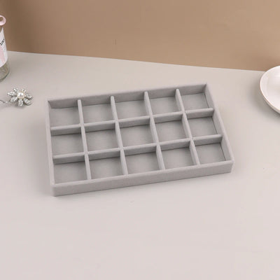 Velvet Jewelry Organizer Box for Rings and Necklaces - Smarsty