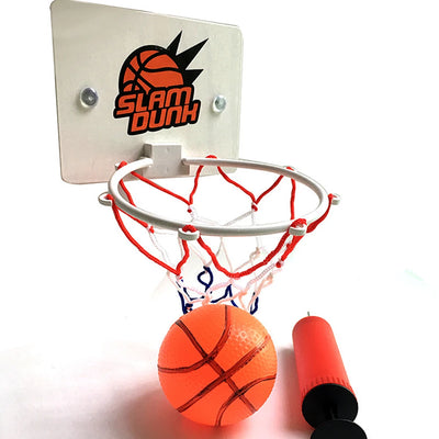 1-5Set Mini Basketball Hoop Set With Ball And Inflatable Kids Funny Game Home Sports Wall Hanging Basket Pump For Indoor Outdoor - Smarsty