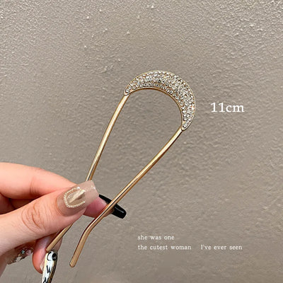 Korean Pearl Hairpins for Elegant Bun Styling - Smarsty