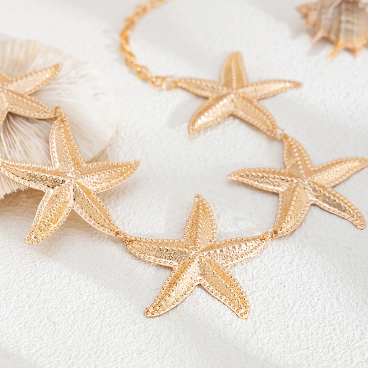 Vintage Metal Starfish Belly Chain for Women - Smarsty