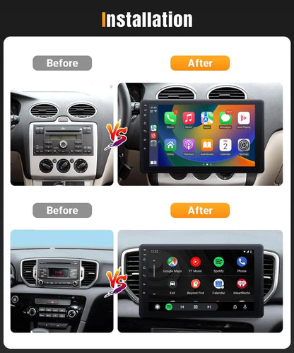 9 Inch Touchscreen Car Stereo With CarPlay And Android Auto - Smarsty