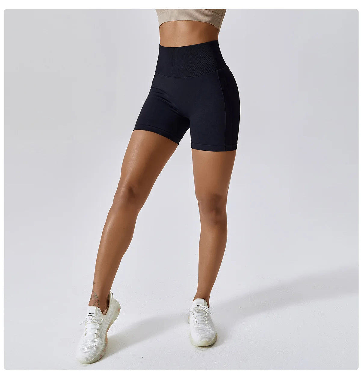 Women Shorts Seamless Sports Shorts For Women Cycling Jogging Fitness High Waist Push Up Gym Shorts Leggings Women Yoga Clothing - Smarsty