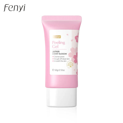 Sakura Face Deep Cleaning Exfoliating Gel Skin Care Whitening Moisturizer Repair Facial Scrub Skin Care 60g - Smarsty