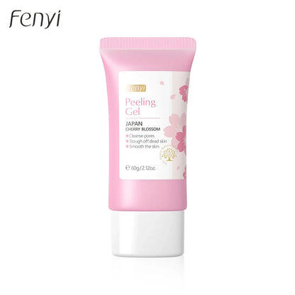 Sakura Face Deep Cleaning Exfoliating Gel Skin Care Whitening Moisturizer Repair Facial Scrub Skin Care 60g - Smarsty