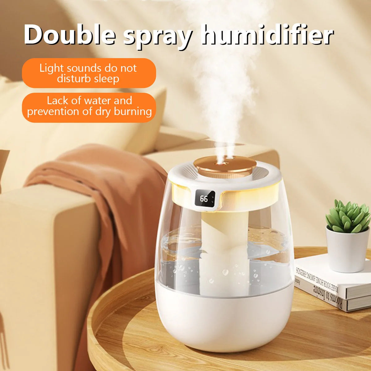 1.3L Double Spray Cool Mist Humidifier and Diffuser - Smarsty