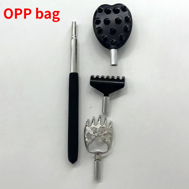 Telescopic Back Scratcher Massager Kit for Itch Relief - Smarsty