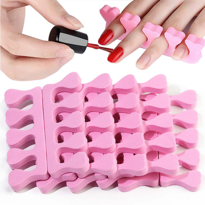 200pcs Soft Foam Toe Separators for Manicure Pedicure - Smarsty