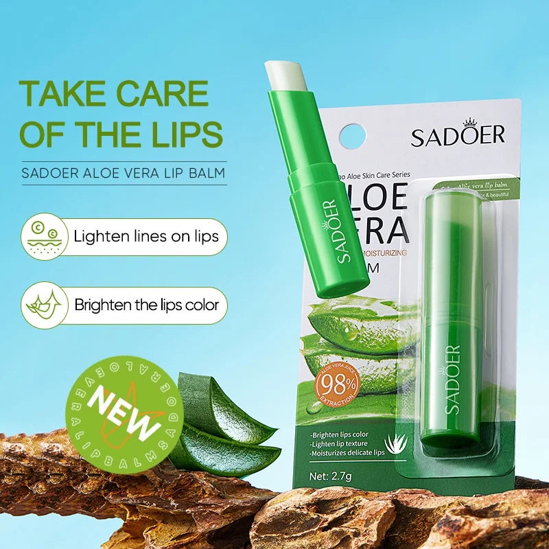 SADOER Aloe Coconut Vitamin C Moisturizing Lip Balm - Smarsty