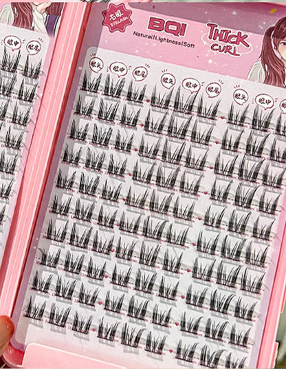 BQI Lazy Cat Elf Eyelashes Book 180pcs Natural Eye Enlargement - Smarsty