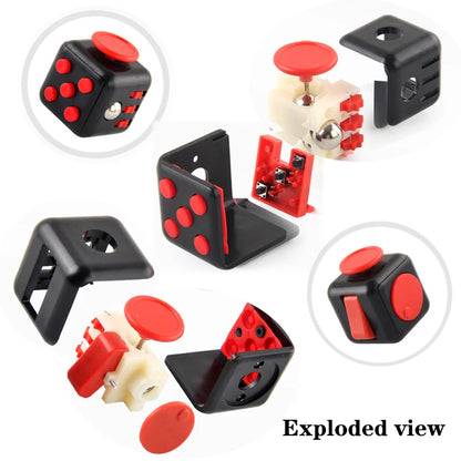 6/12 Sides Cube Decompression Toy Rainbow Stress Relief Autism ADHD OCD Anxiety Sensory Toys Fingertip Desk Toy for Kids Adult by Smarsty