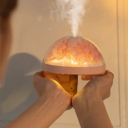 USB Rechargeable 270ML Air Humidifier with LED Light - Smarsty