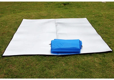 Camping Mat Foam Foil Blanket Aluminum Insulation Foam Foil Mat Sleeping Pad Thermal Outdoor Tent Footprint Reflecting Heat by Smarsty