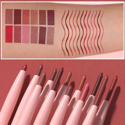 Matte Red Brown Lip Liner Pencil for Plump Lips - Smarsty