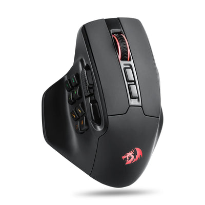Redragon M811 PRO Wireless MMO Gaming Mouse, 15 Programmable Buttons RGB Gamer Mouse, 10 Side Macro Keys - Smarsty