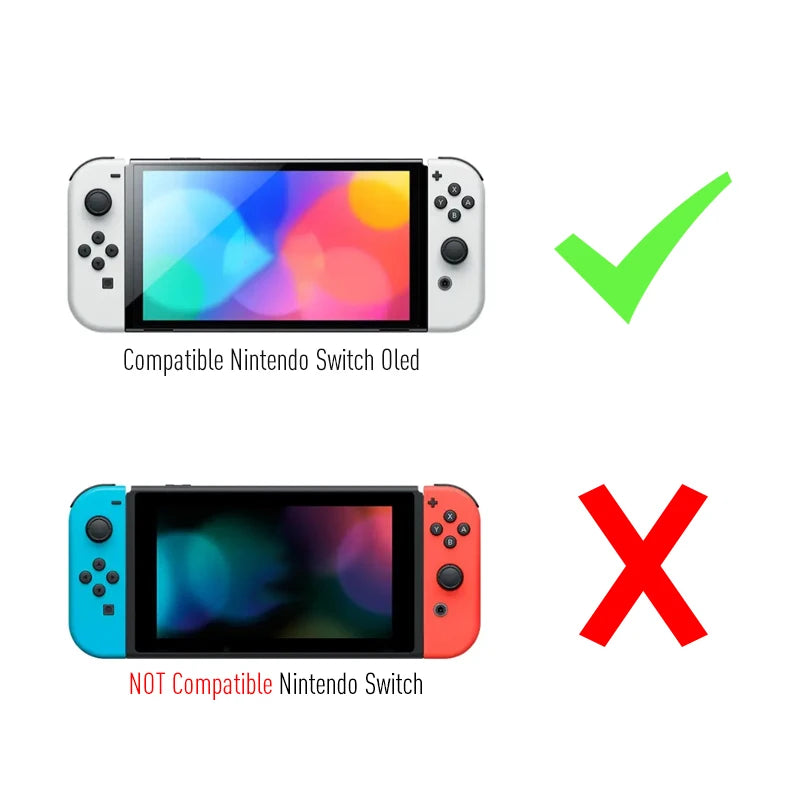Data Frog Nintendo Switch OLED Carry Case and Screen Protector - Smarsty