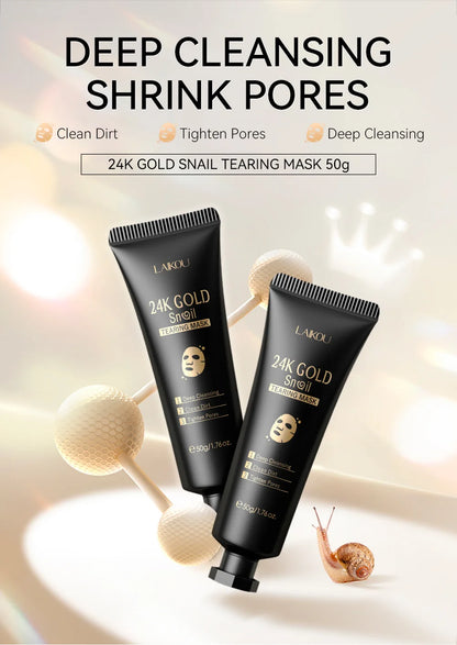 24K Gold Sakura Peeling Face Mask for Anti Aging - Smarsty