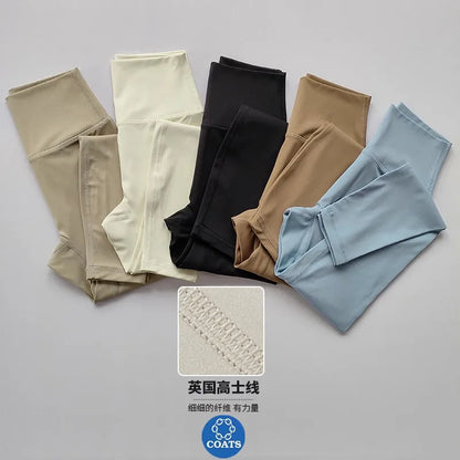 High Quality Sport Leggings For Women High Waist Yoga Leggings Soft Breathable Sports Tights Leggings Fitness Gym Elastic Pants - Smarsty