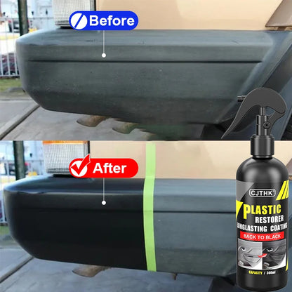 Back To Black Plastic Restorer With Longlasting Shine - Smarsty
